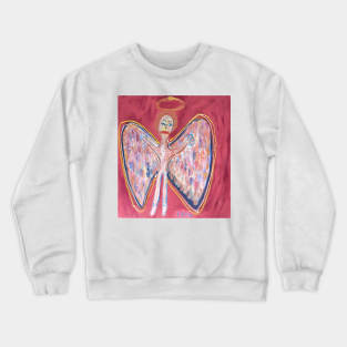 white angel Crewneck Sweatshirt